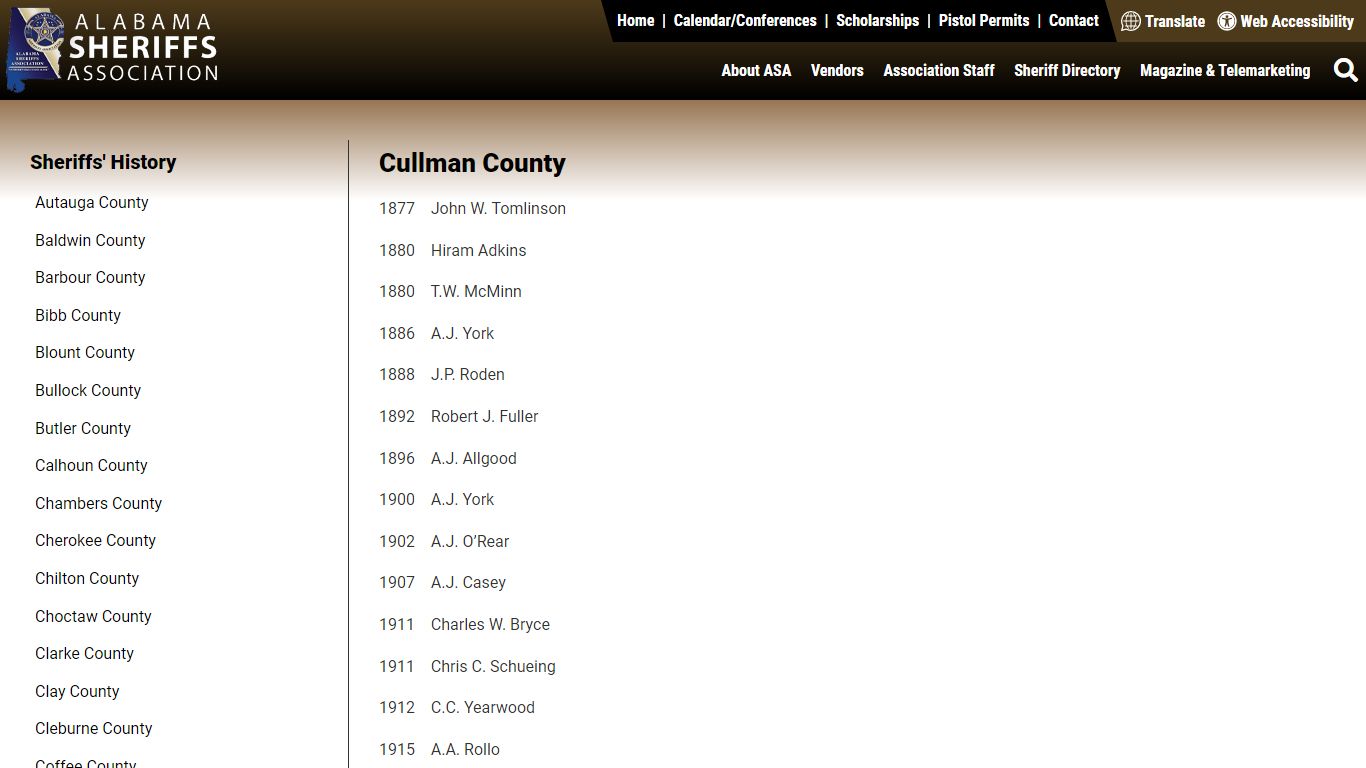 Cullman County | Alabama Sheriffs Association - Alabama